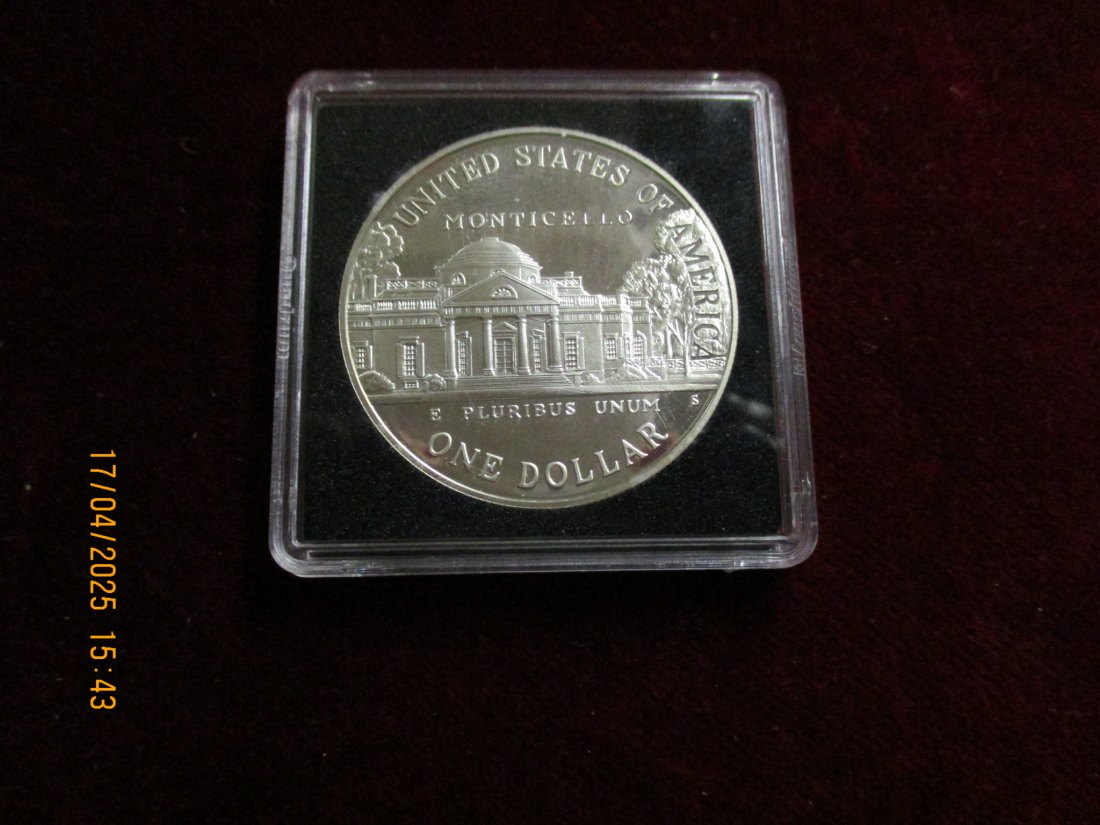  1 Dollar 1993 USA Silber siehe Foto / 1101087 - x7   