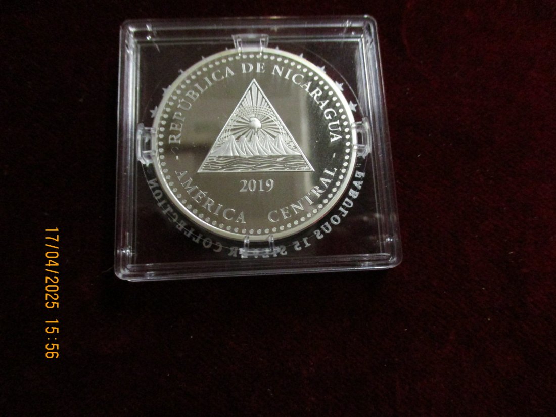  10 Cordobas Nicaragua 2019 - 999er Silber 31,1 Gramm /1101087 - T4   