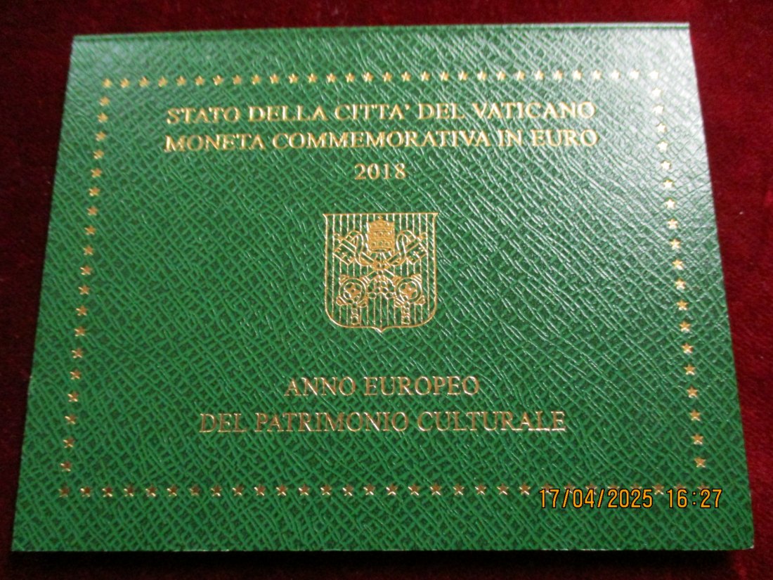  Vatikanstadt 2 Euro 2018 im Blister Jahr des Kulturerbes - 1101087   