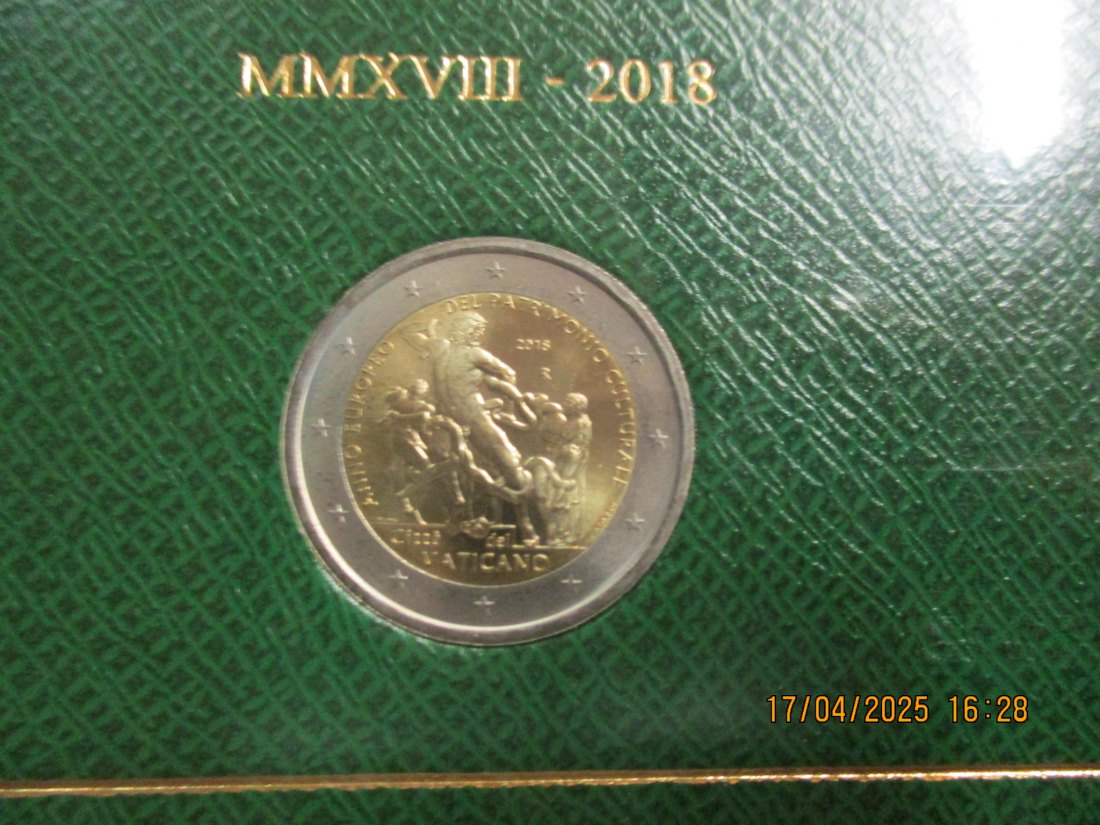  Vatikanstadt 2 Euro 2018 im Blister Jahr des Kulturerbes - 1101087   