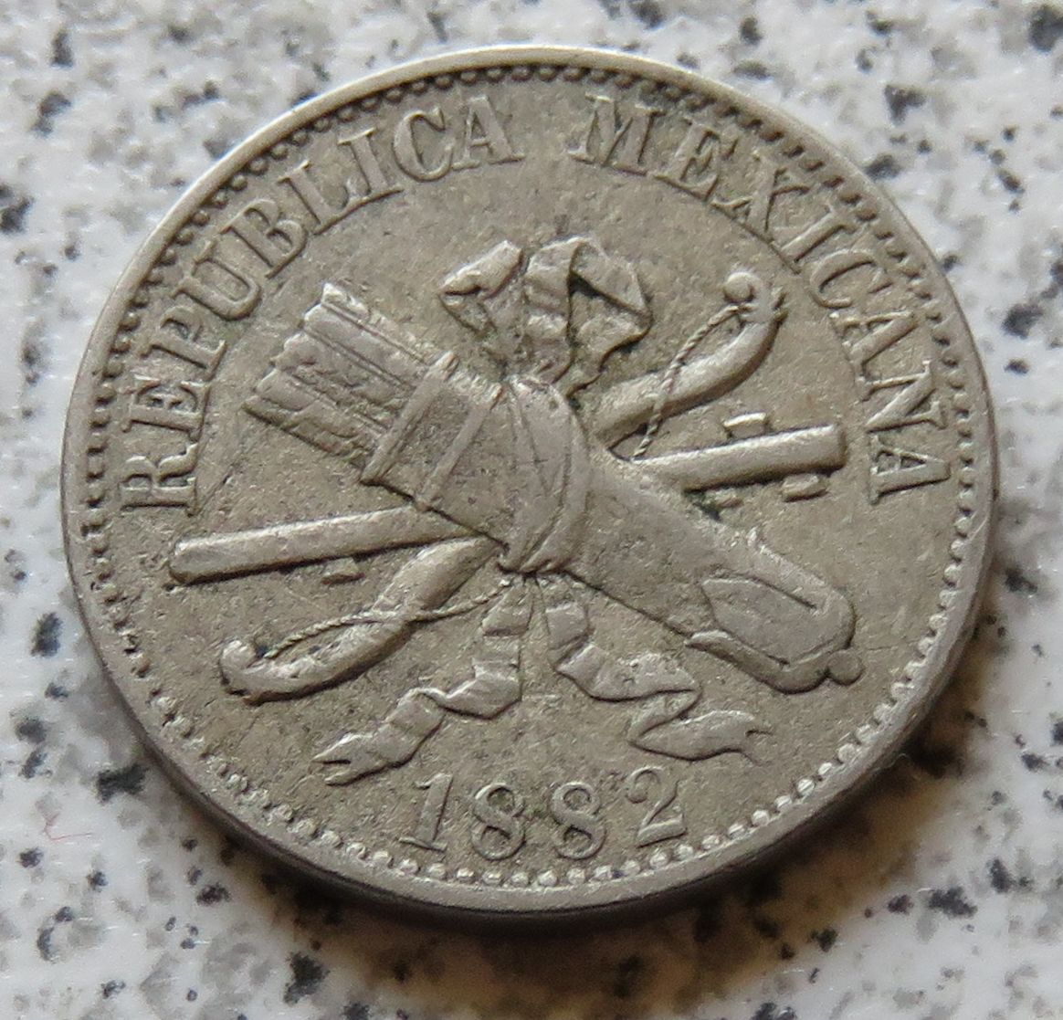  Mexiko V Centavos 1882   
