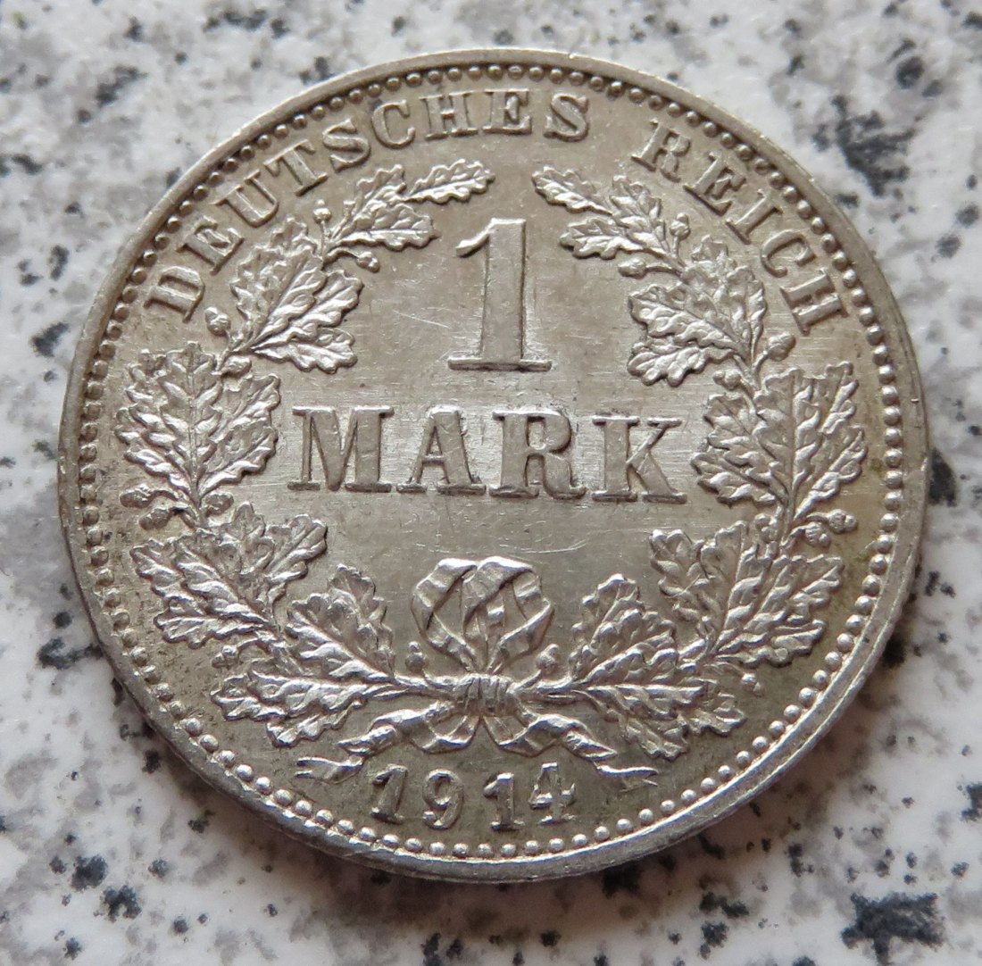  Kaiserreich 1 Mark 1914 G   