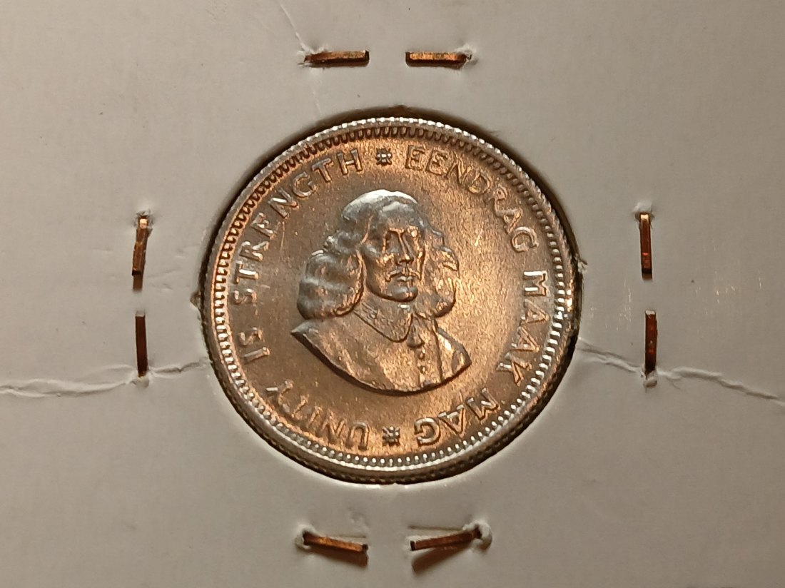  South Africa - 5 Cents 1964 silber   