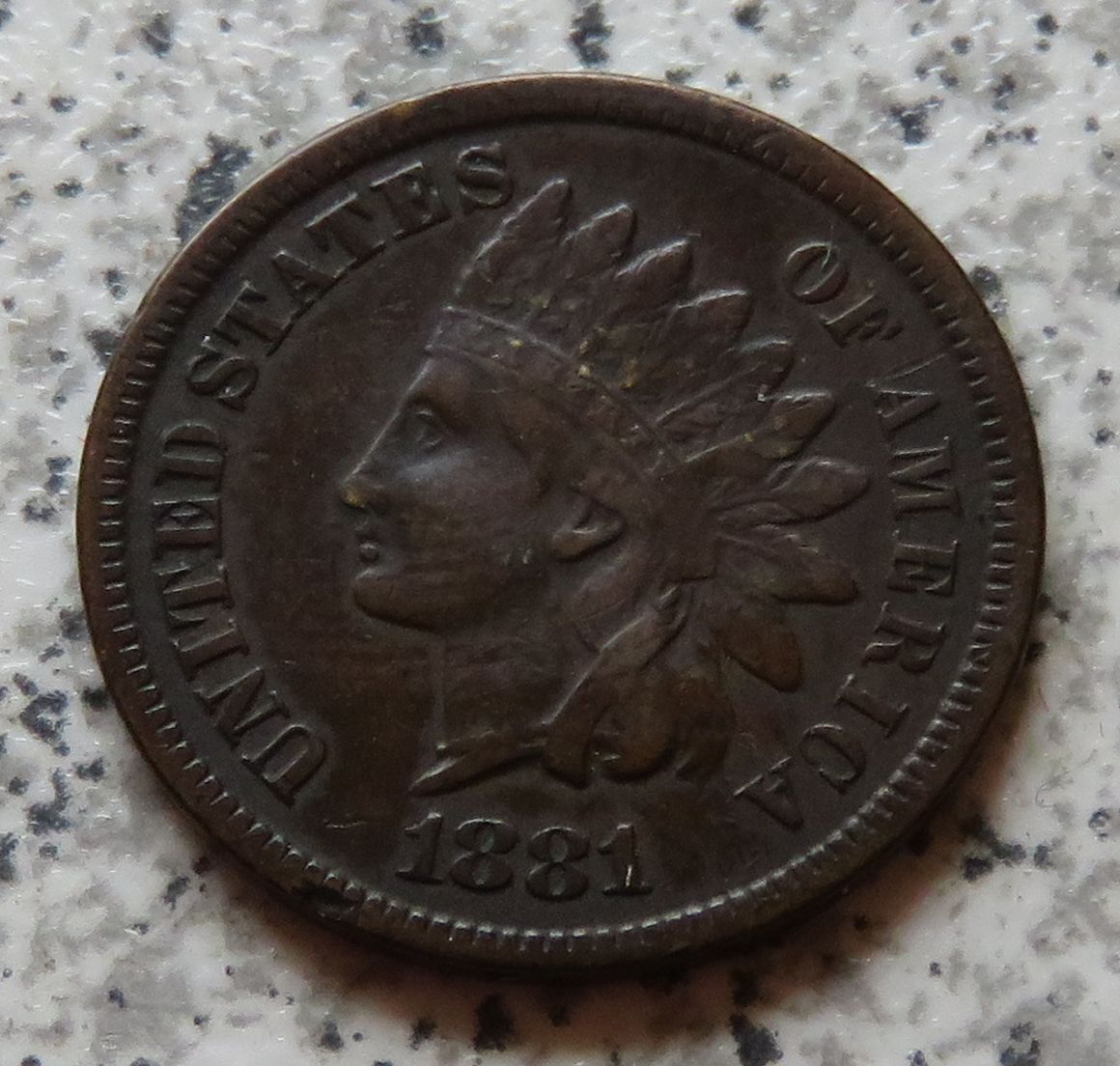  USA Indian Head Cent 1881   
