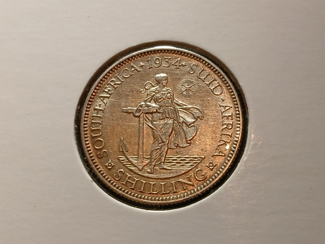 South Africa - 1 Shilling 1934 silber