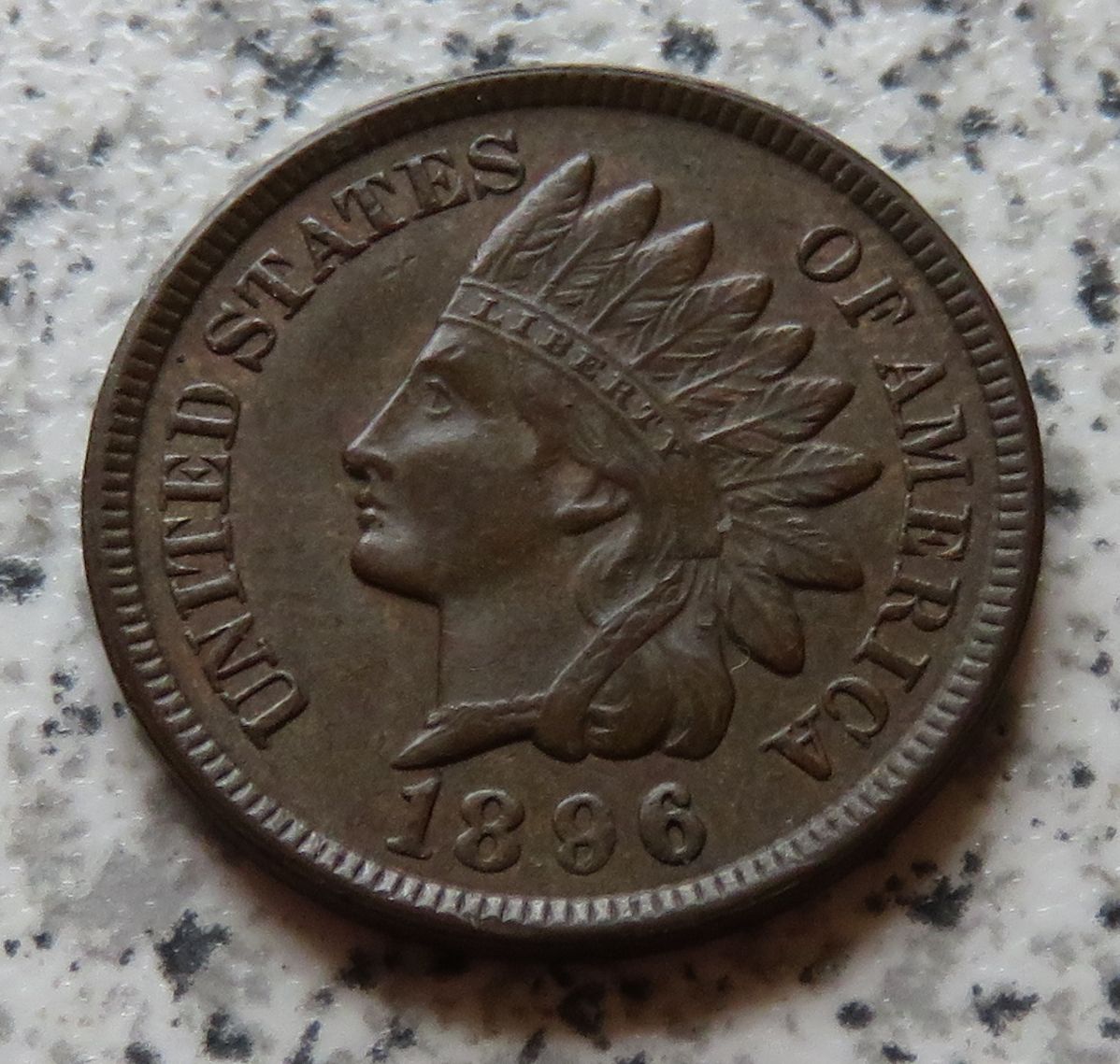  USA Indian Head Cent 1896, besser   
