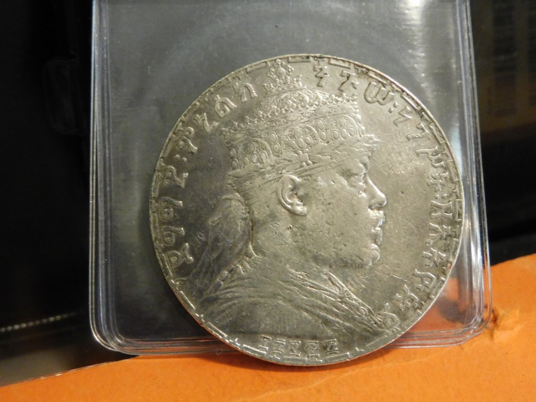 ETHIOPIA 1 BIRR 1895.GRADE-PLEASE SEE PHOTOS.
