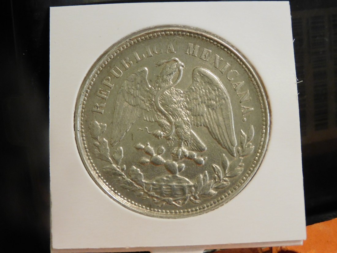  MEXICO 1 PESO 1901 Mo-AM.GRADE-PLEASE SEE PHOTOS.   