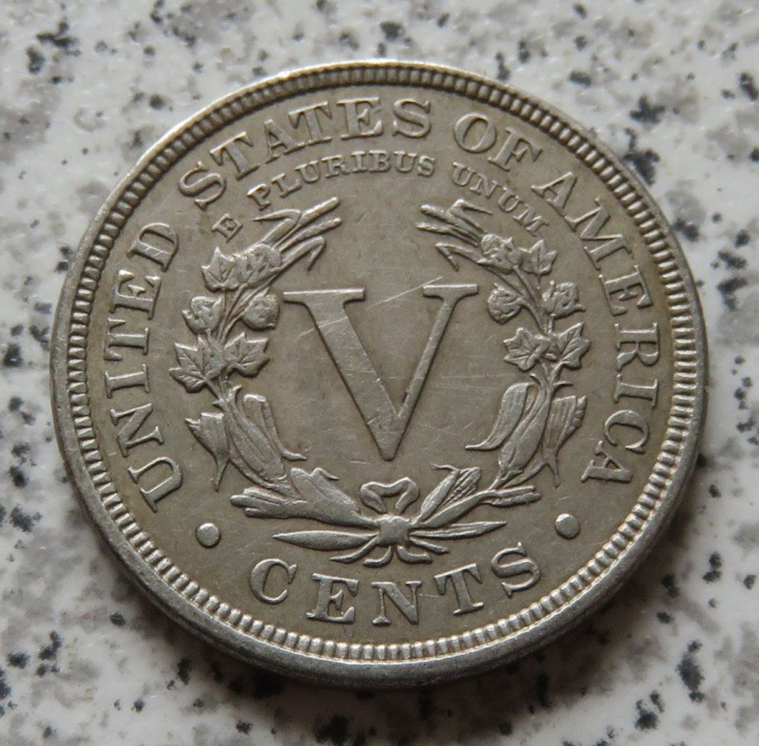  USA 5 Cents 1890 / Nickel 1890   