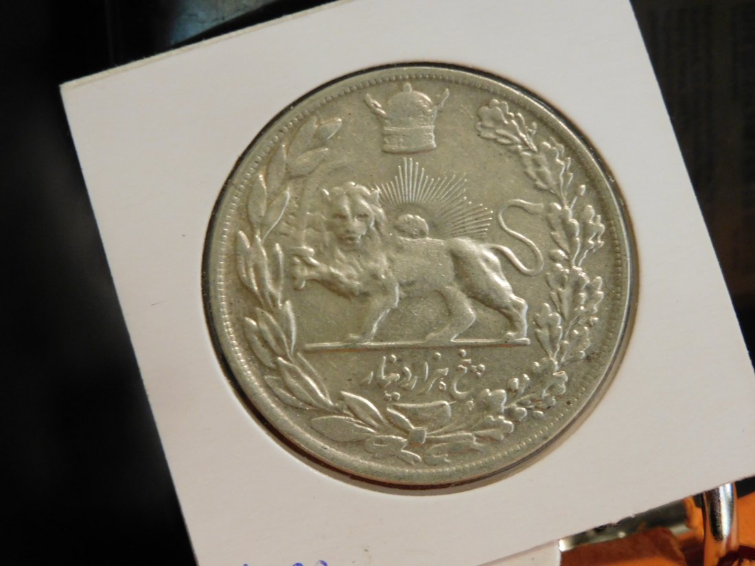  IRAN 5000 DINARS 1929.GRADE-PLEASE SEE PHOTOS.   