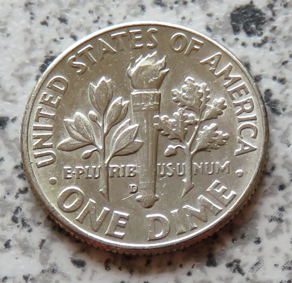  USA 10 Cents 1964 D / USA 1 Dime 1964 D   
