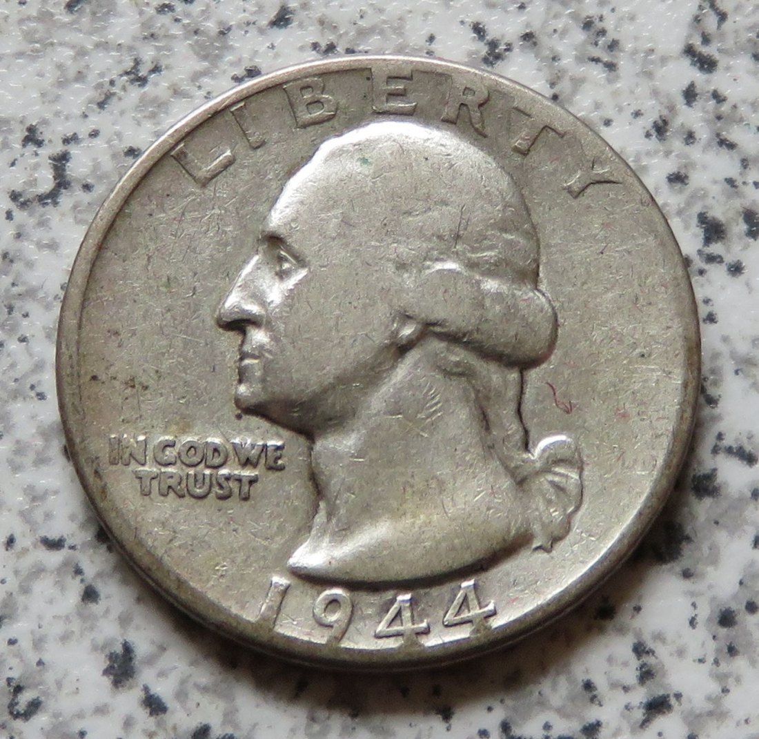  USA Quarter Dollar 1944 / USA 25 Cents 1944   