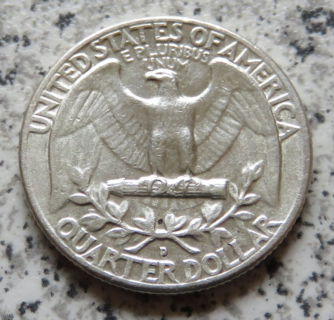  USA 25 Cents 1963 D / Quarter Dollar 1963 D   