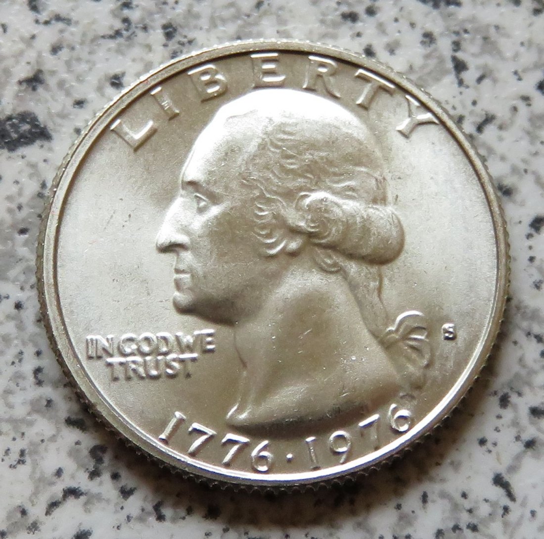  USA 25 Cents 1976 S / Quarter Dollar 1976 S   