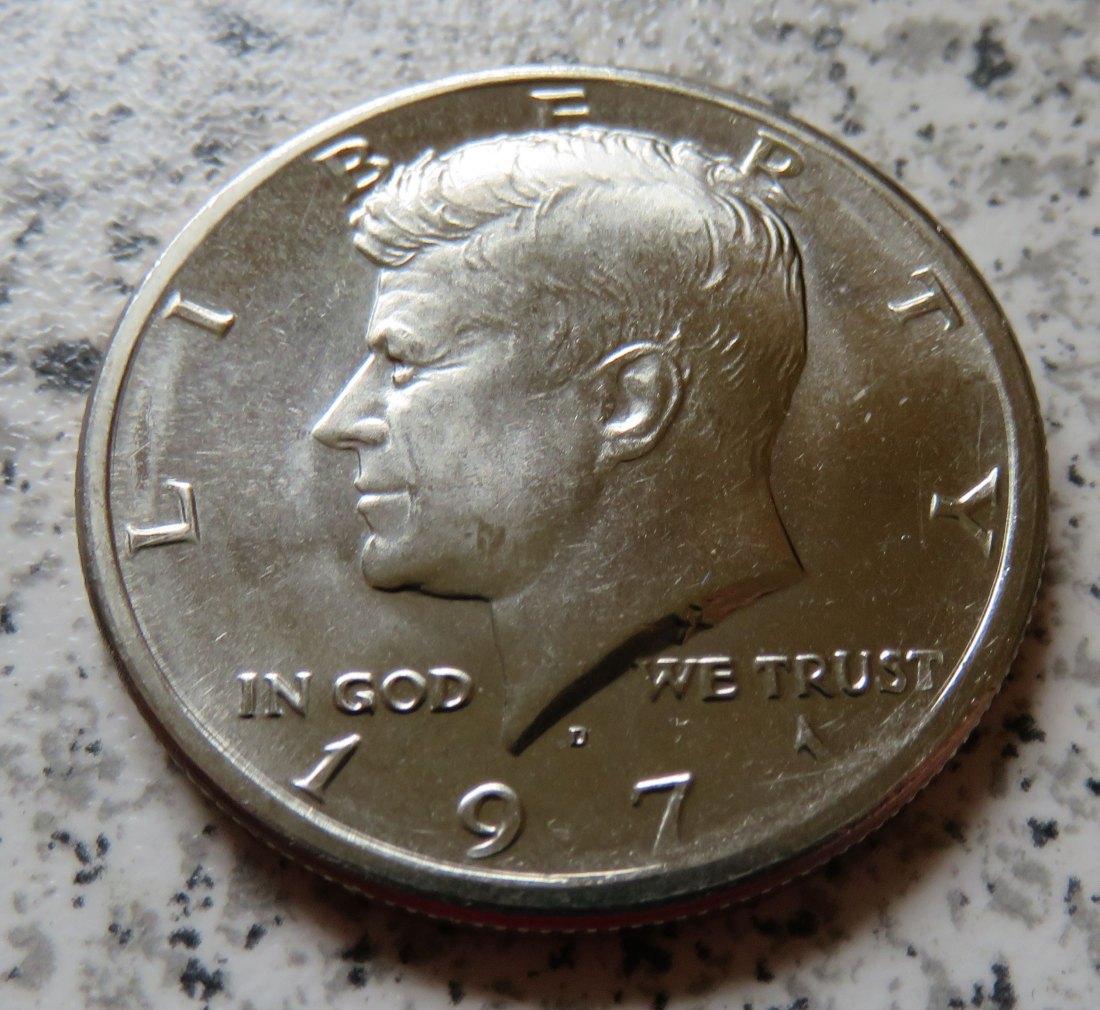  USA 1/2 Dollar 1971 D / Kennedy half Dollar 1971 D   