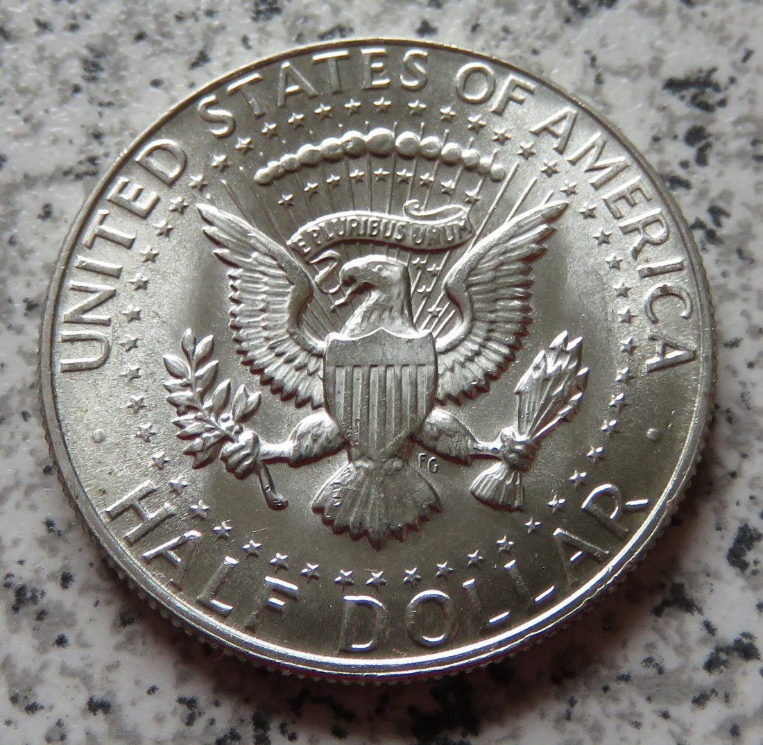  USA 1/2 Dollar 1968 D / Kennedy half Dollar 1968 D   