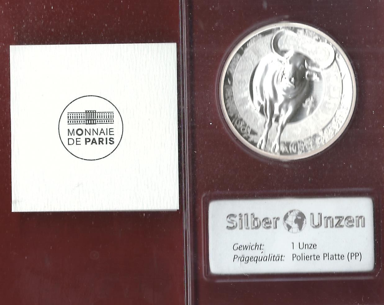  Welt Silberunzen 20 Euro Frankreich 2021 Proof Münzenankauf Koblenz Frank Maurer AI683   