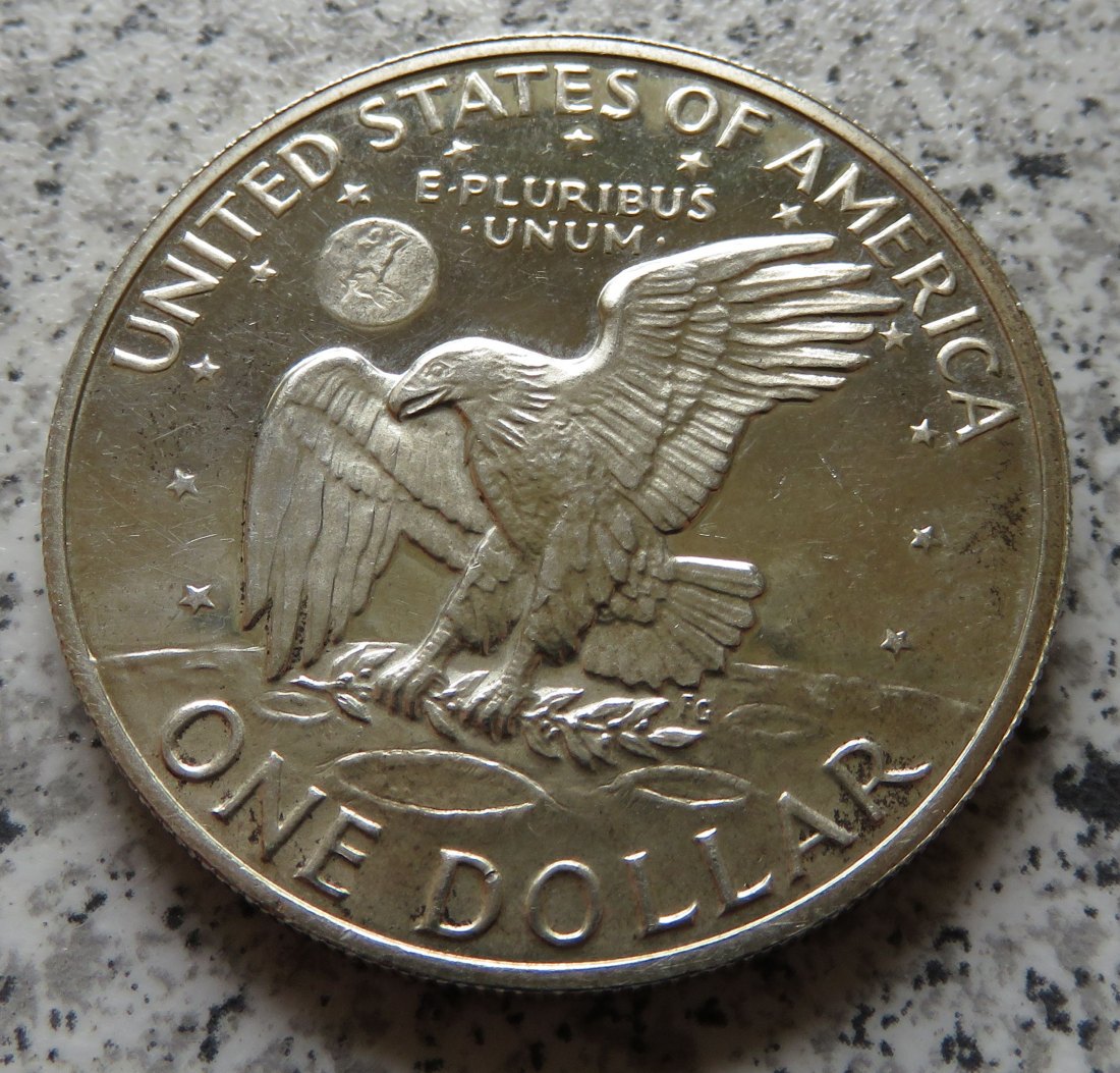  USA Eisenhower Dollar 1971 S, proof, Silber   