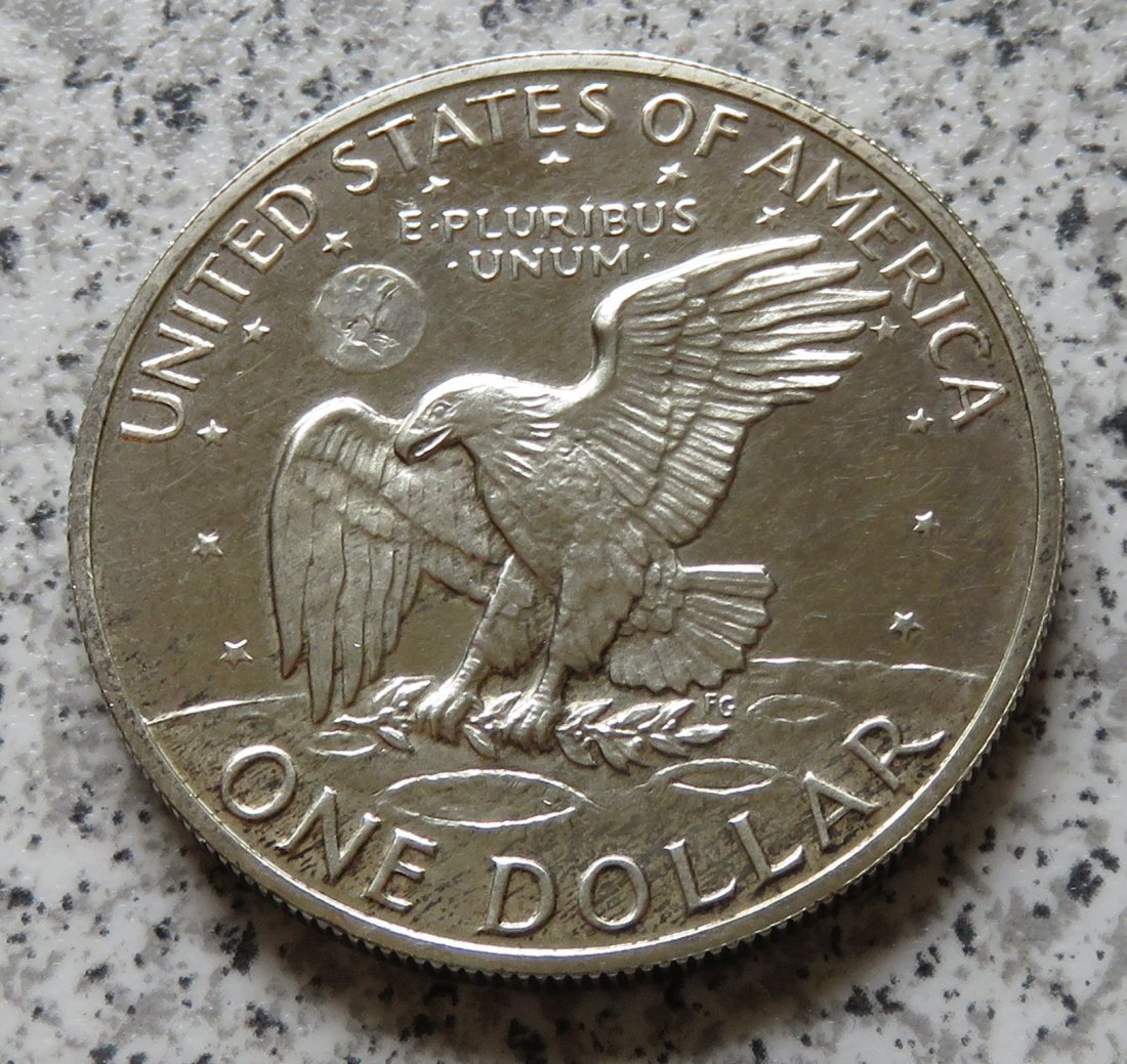  USA Eisenhower Dollar 1972 S, proof, Silber   