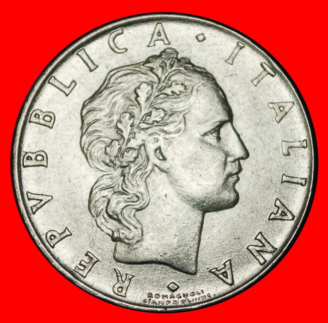  Ⰶ NUDE VULCAN (1954-1989): ITALY ★ 50 LIRAS 1969R! DISCOVERY COIN!★ LOW START ★ NO RESERVE!   