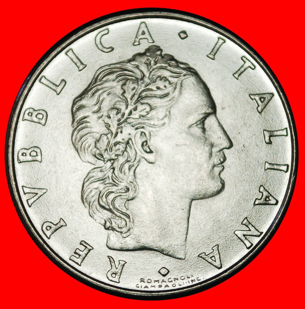  Ⰶ NUDE VULCAN (1954-1989): ITALY★ 50 LIRAS 1988R! DISCOVERY COIN! UNC LUSTRE★LOW START ★ NO RESERVE!   