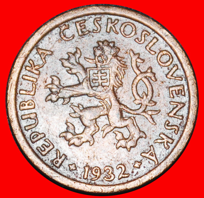 Ⰶ BRIDGE (1922-1938): CZECHOSLOVAKIA ★ 10 HELLERS 1932 LION!★LOW START ★ NO RESERVE!