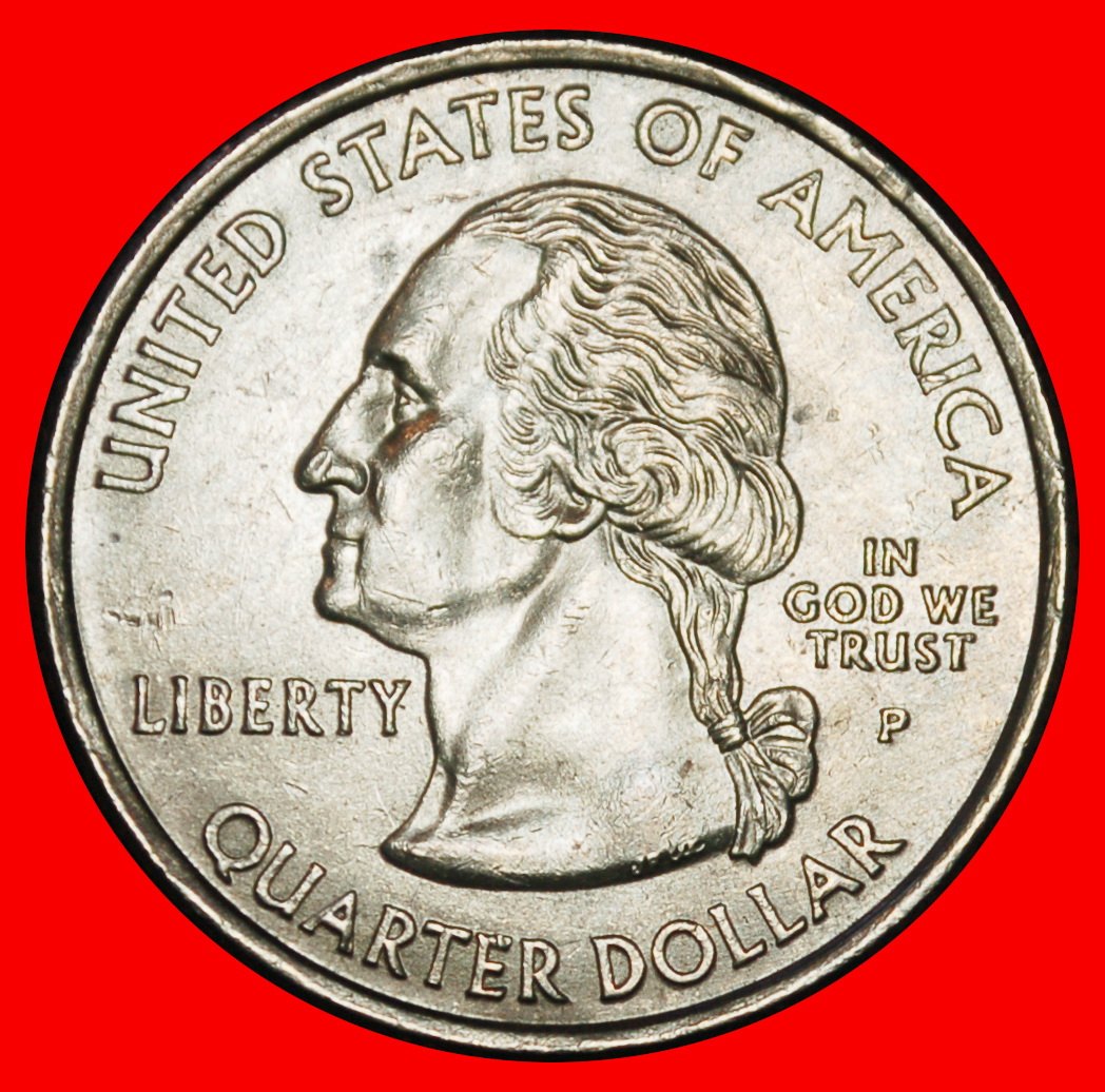  Ⰶ CHIMNEY ROCK und SONNE 1867: USA ★ 1/4 DOLLAR 2006D! WASHINGTON (1789-1797)★OHNE VORBEHALT!   