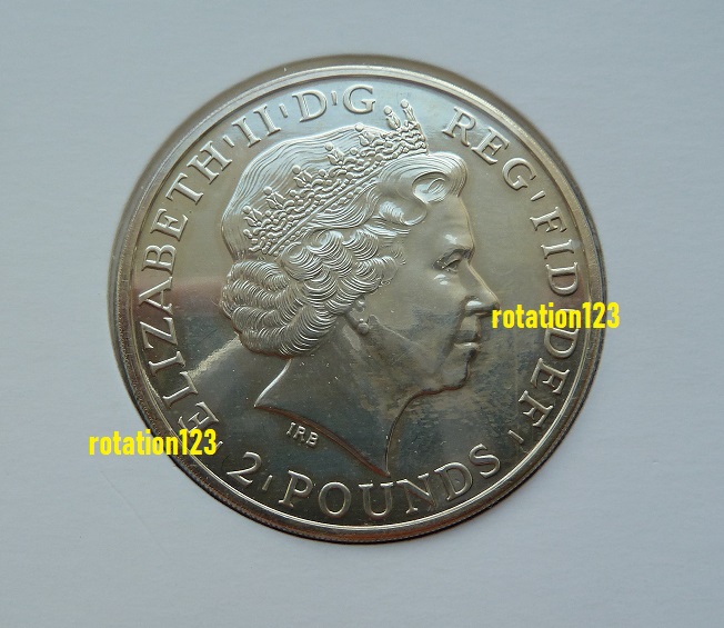  U.K. 2 Pounds .999 Silber 2014 / Year of the Horse   