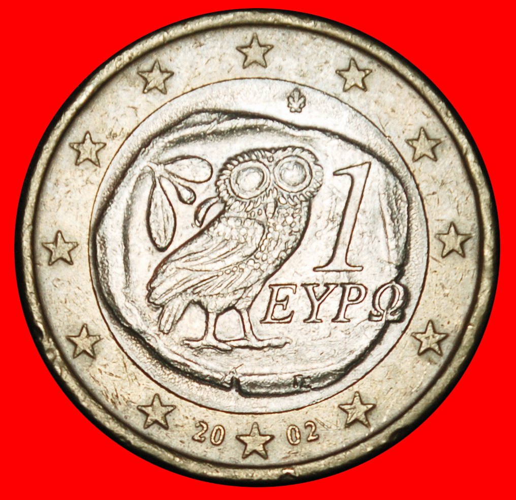 Ⰶ DRACHMA PHALLISCHE TYP (2002-2006): GRIECHENLAND ★ 1 EURO 2002! ★OHNE VORBEHALT!