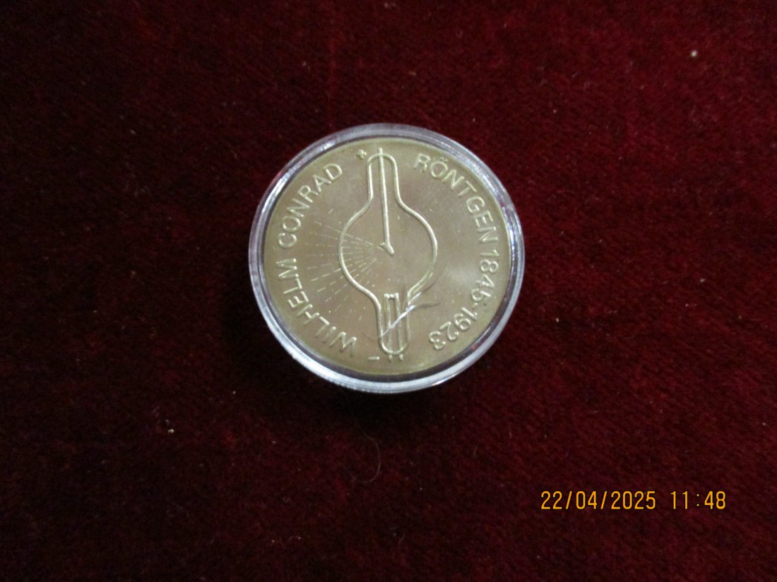  5 Mark DDR 1970 Wilhelm Conrad Röntgen /1101087   