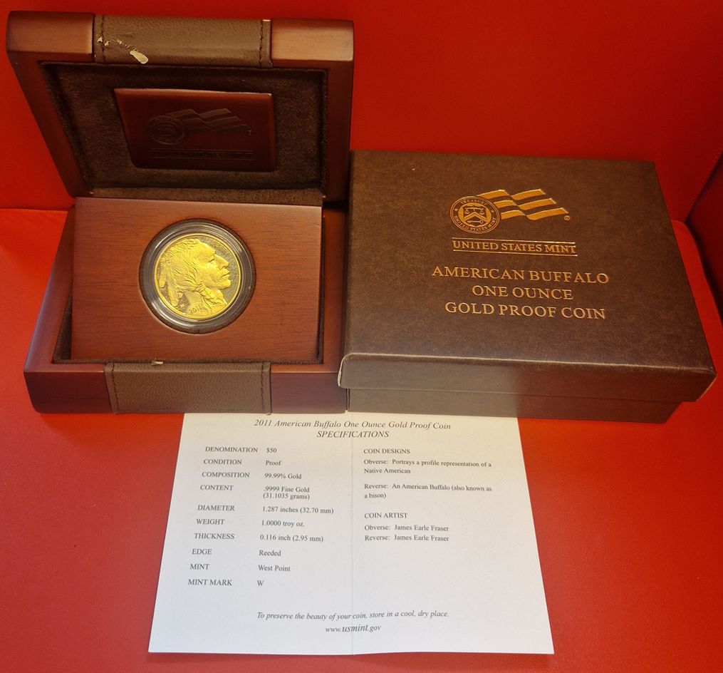  USA American Buffalo 1 Oz Gold 2011 Goldankauf Koblenz Maurer Ai 220   