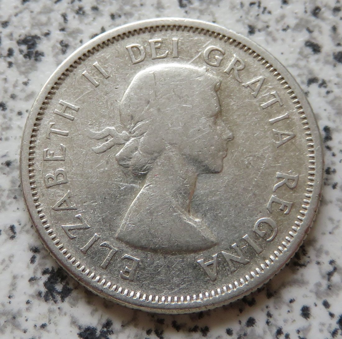  Canada 25 Cents 1957   