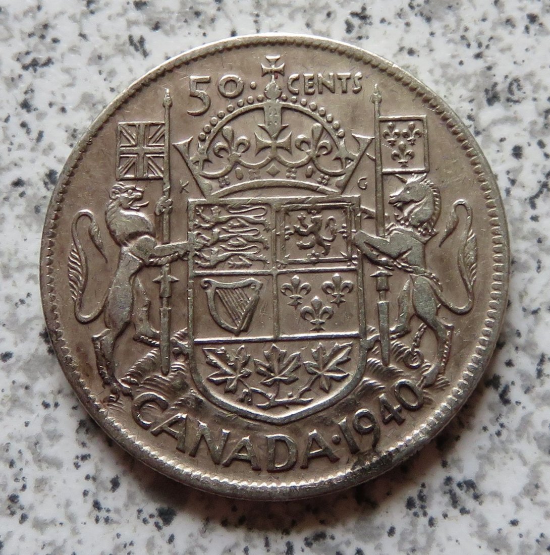  Canada 50 Cents 1940   