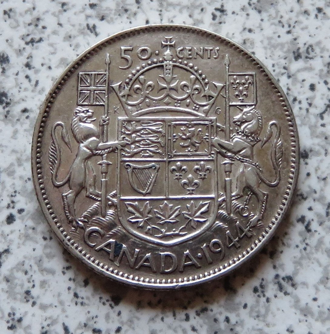  Canada 50 Cents 1944   