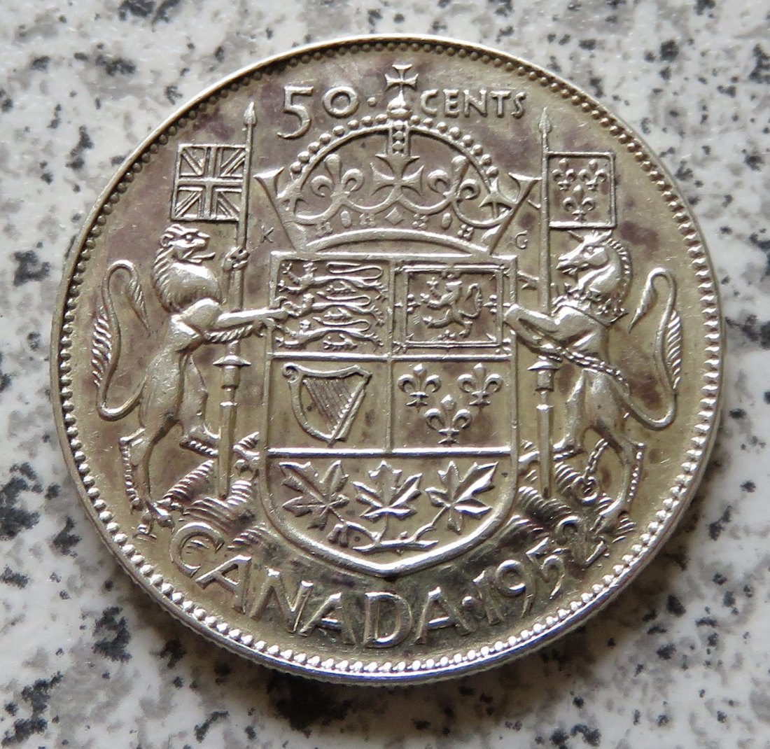  Canada 50 Cents 1952   