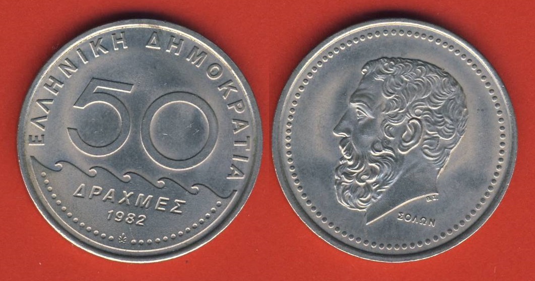  Griechenland 50 Drachmai 1982   
