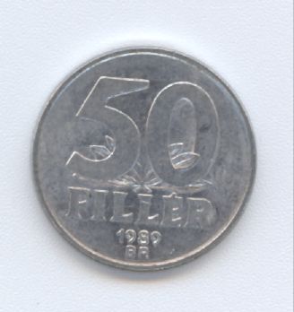  - Ungarn 50 Filler 1989 -   