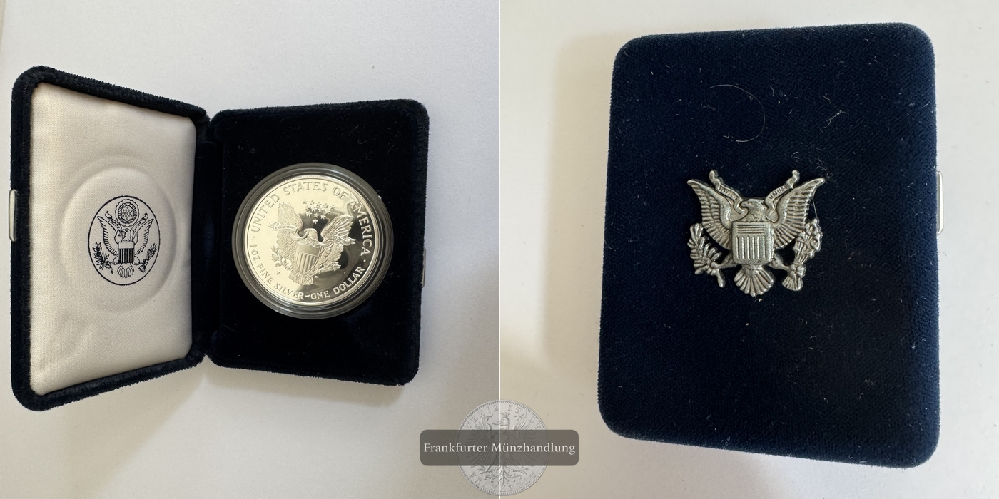  USA 1 Dollar 1997 Liberty American Silver Eagle KM#273  FM-Frankfurt Feinsilber: 31,1g   