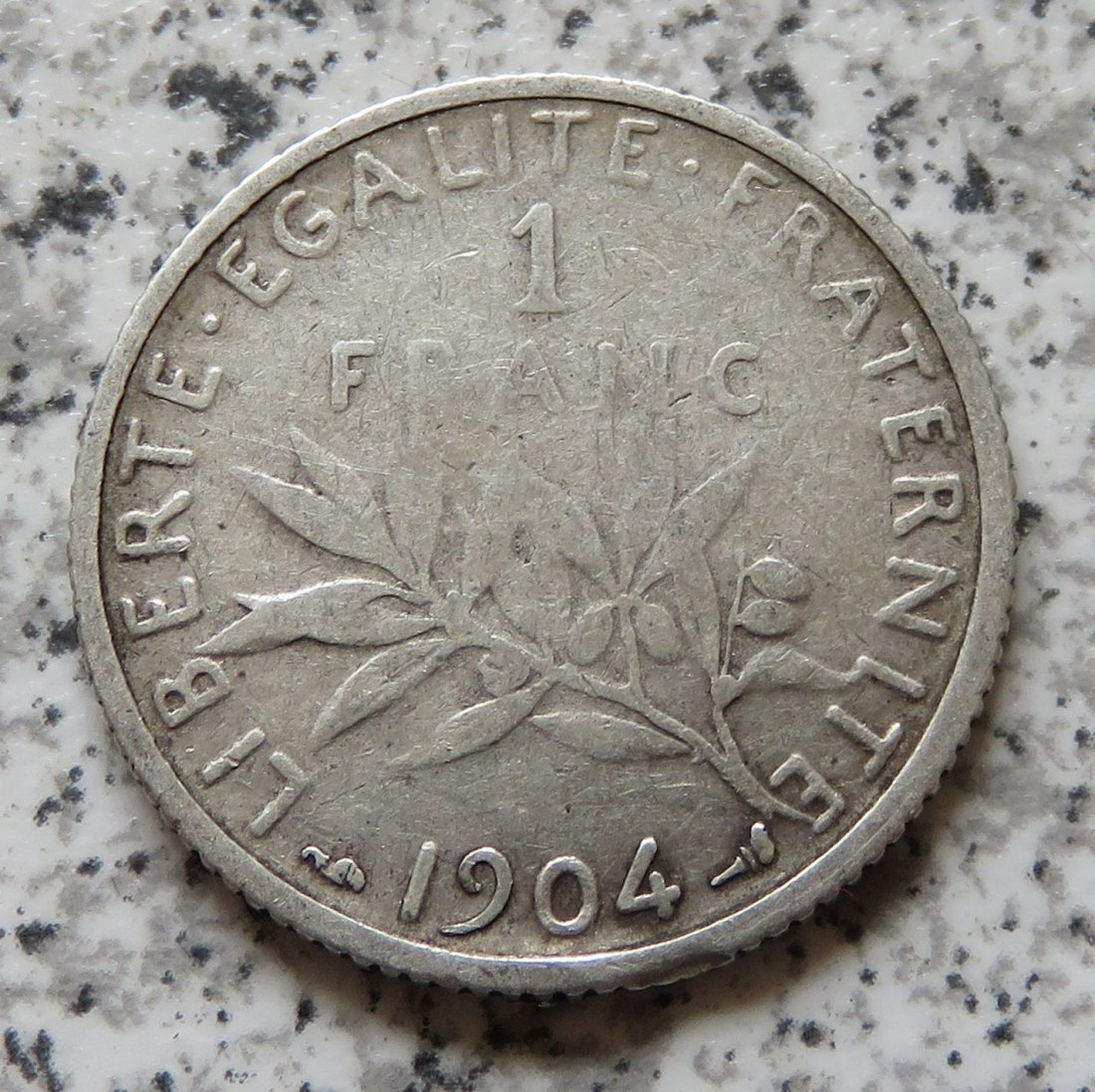  Frankreich 1 Franc 1904   