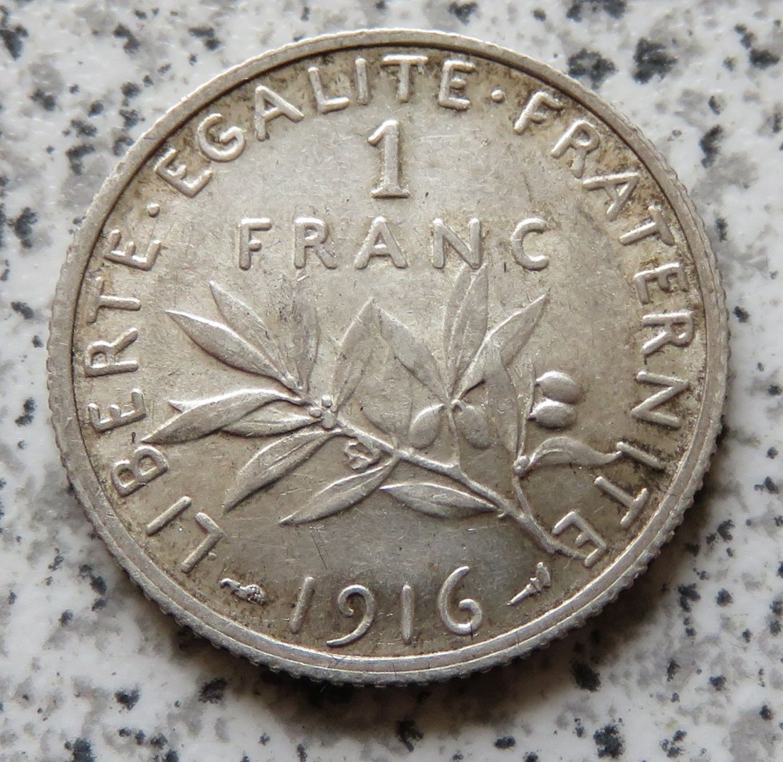  Frankreich 1 Franc 1916   