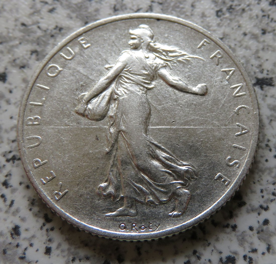  Frankreich 2 Francs 1918   