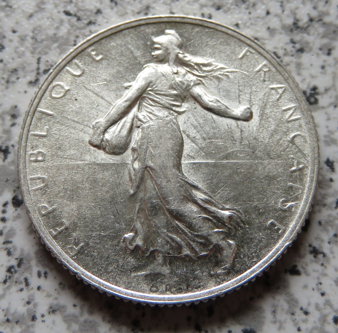  Frankreich 2 Francs 1919   