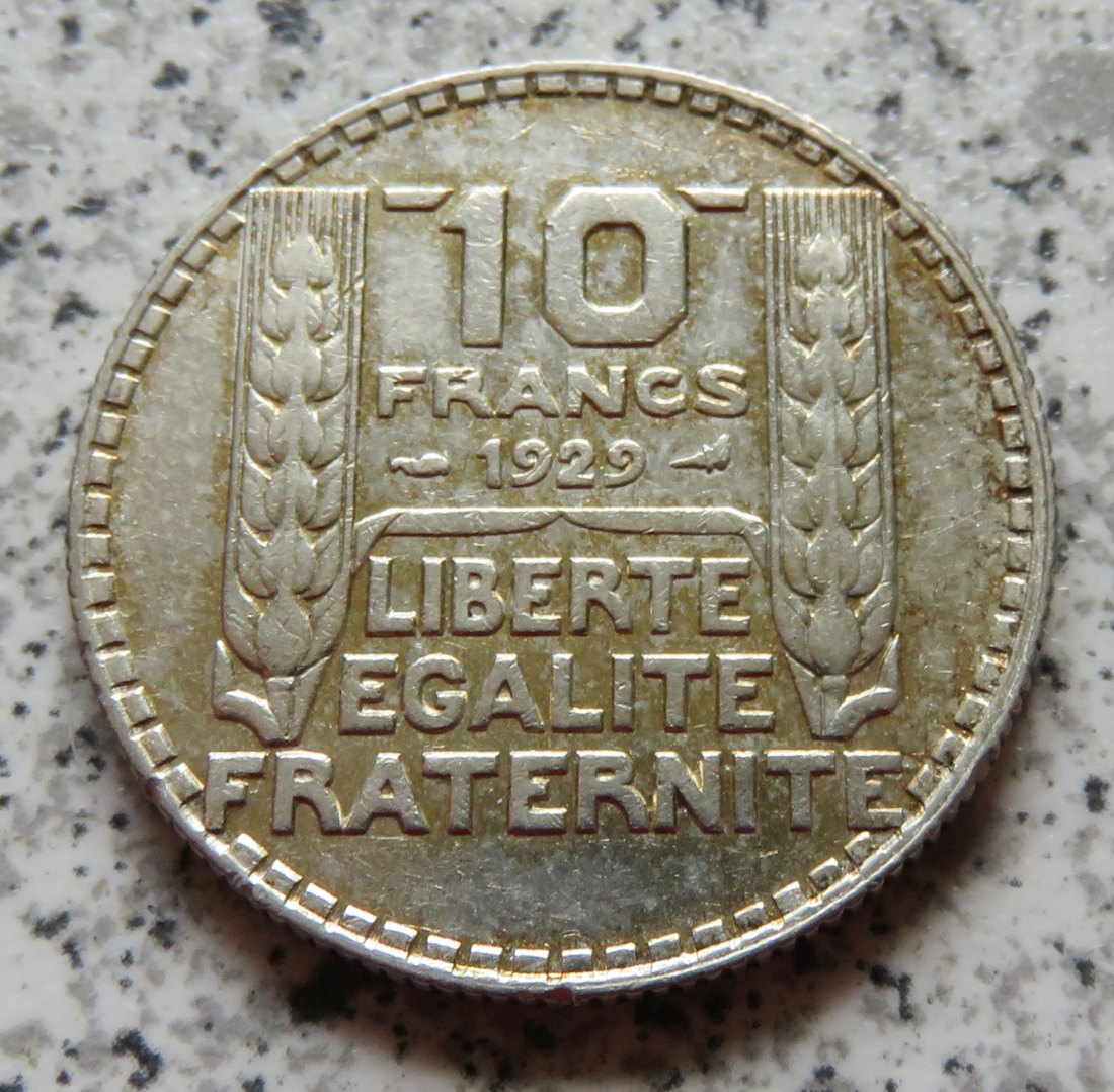  Frankreich 10 Francs 1929   