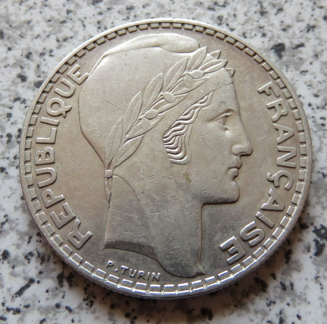  Frankreich 20 Francs 1933   