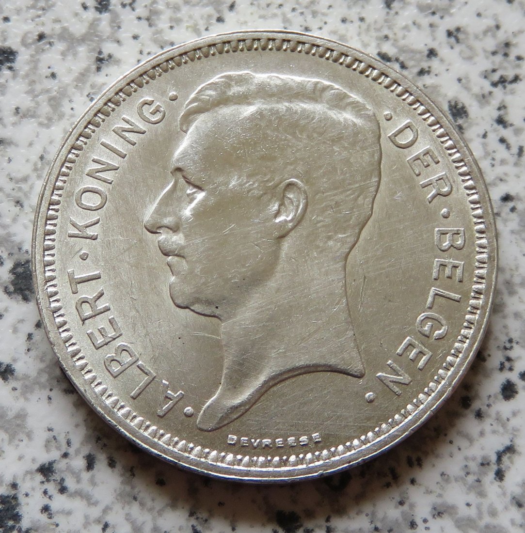  Belgien 20 Francs 1934, flämisch   