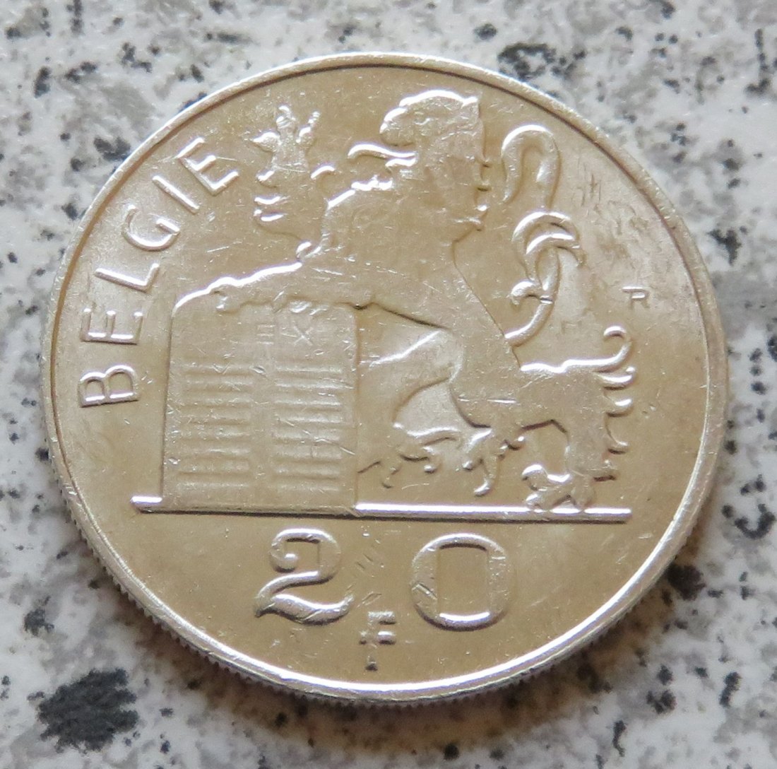  Belgien 20 Francs 1953, flämisch   