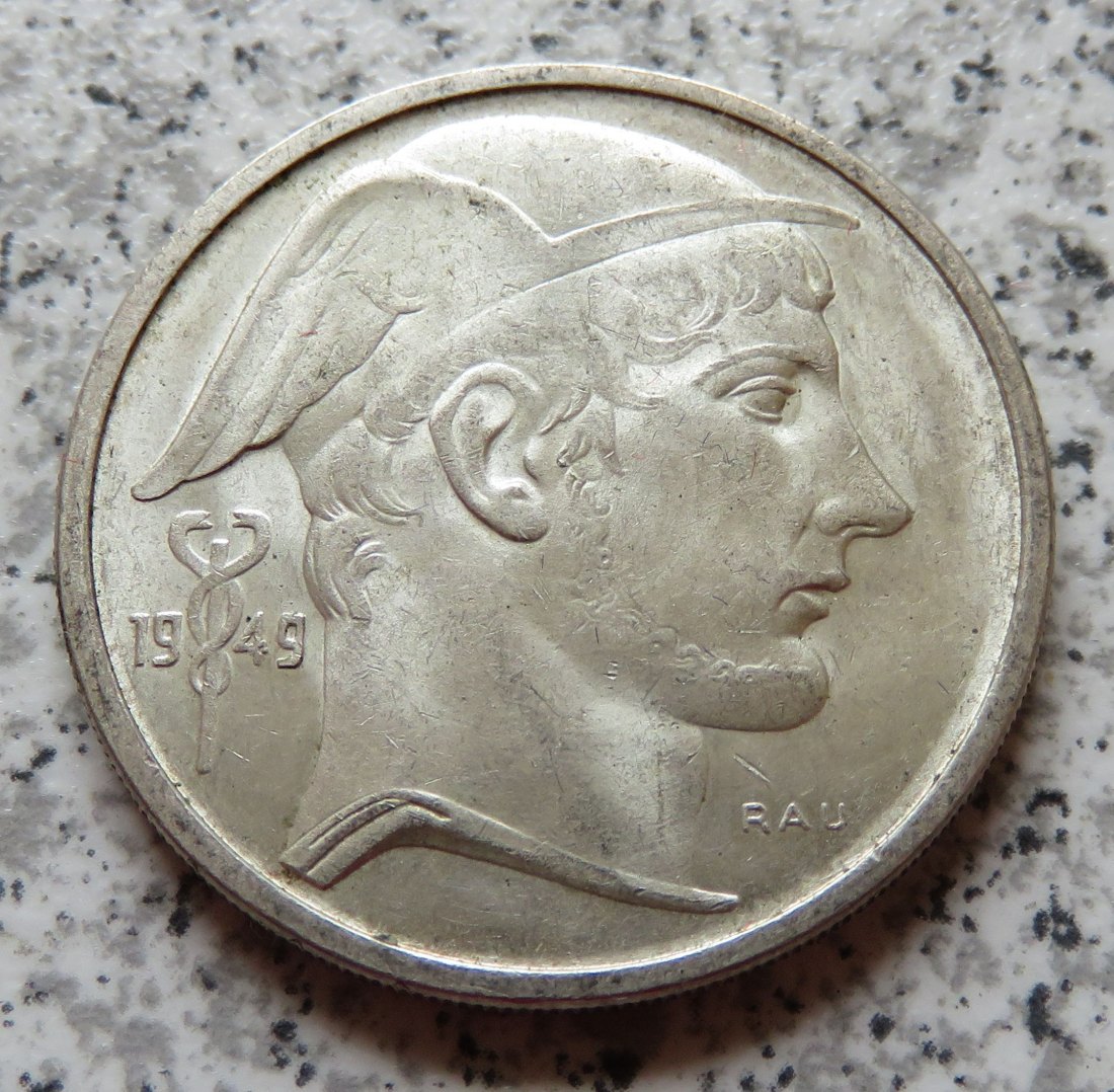  Belgien 50 Francs 1949, französisch   