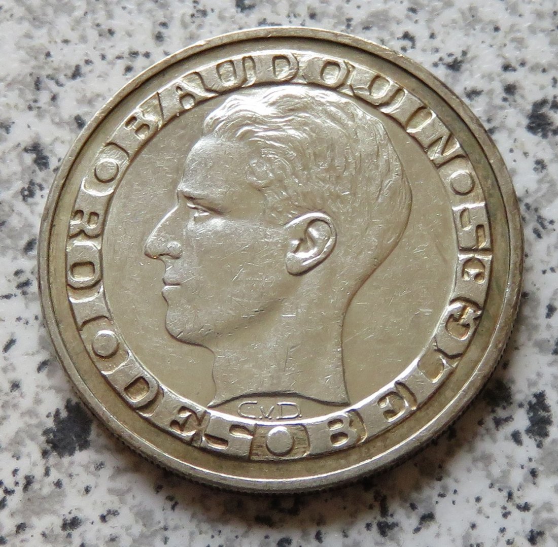  Belgien 50 Francs 1958, französisch   