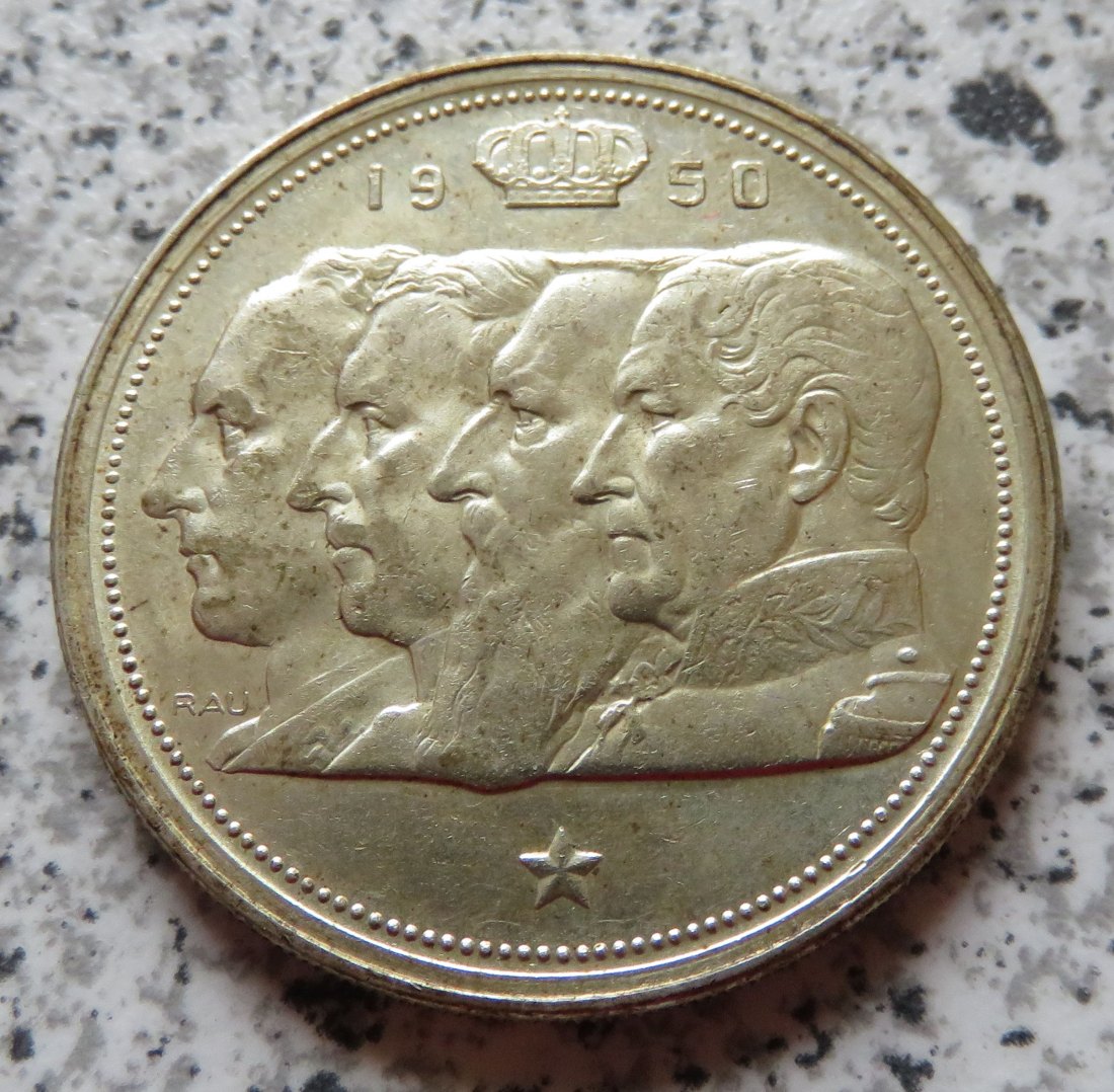  Belgien 100 Francs 1950, französisch   