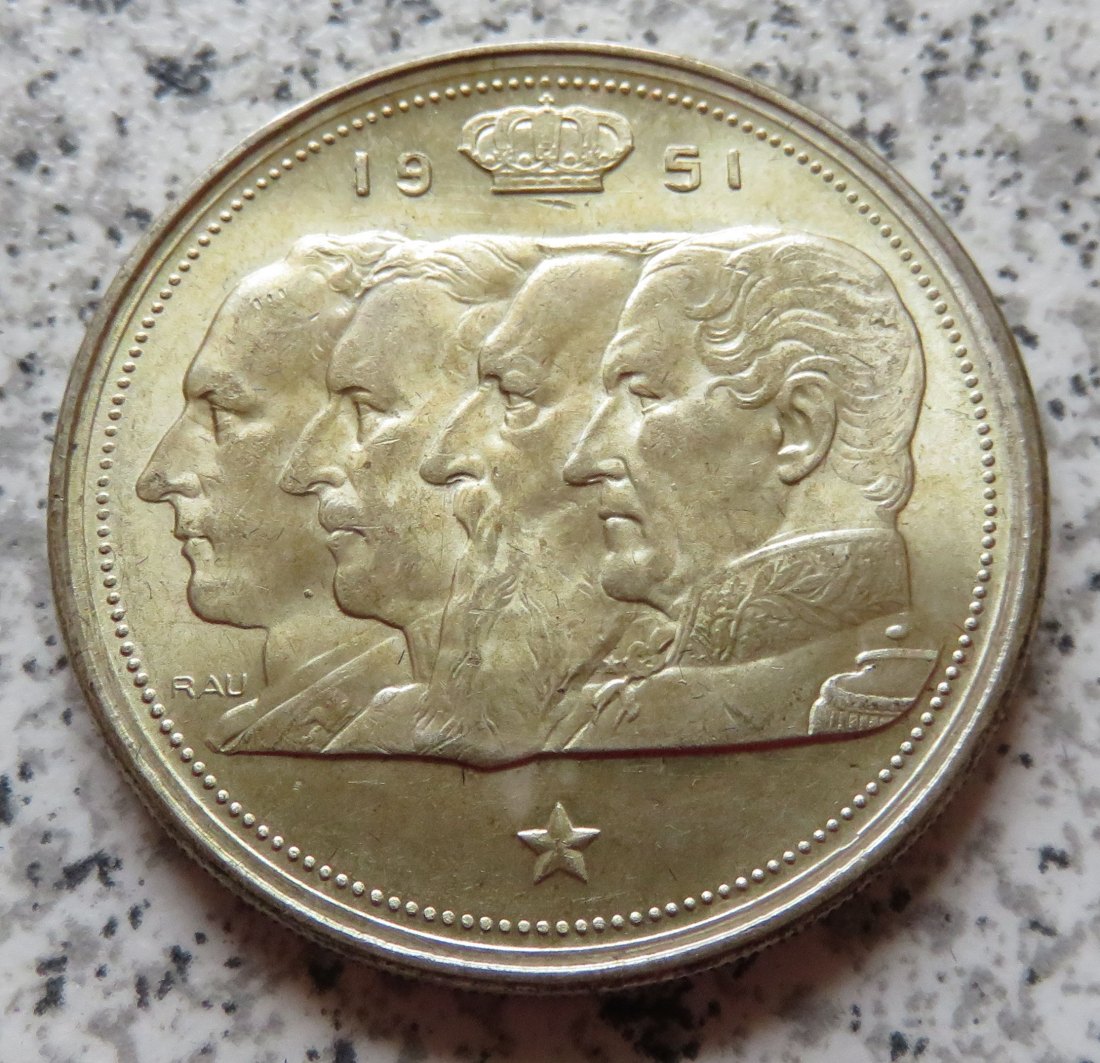  Belgien 100 Francs 1951, flämisch   